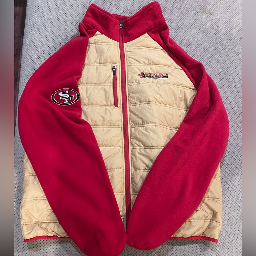 NFL Red and Tan Jacket